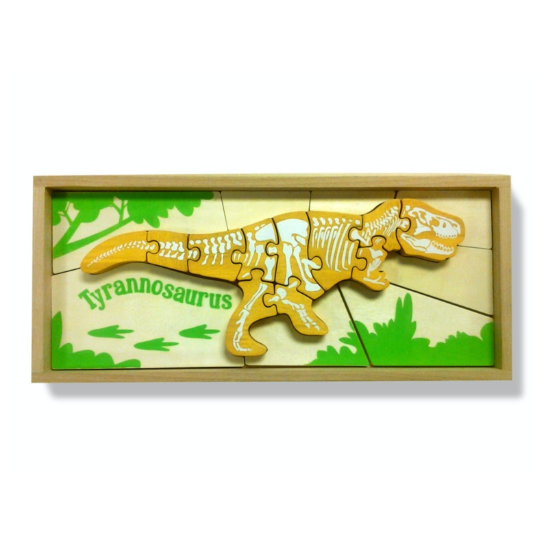 Double Sided Dino Skeleton Puzzle – Tyrannosaurus by BeginAgain