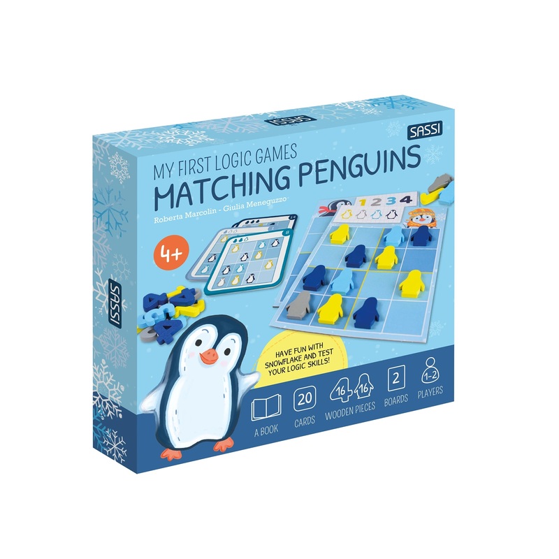 Sassi Penguins and Numbers Memory Matching Game