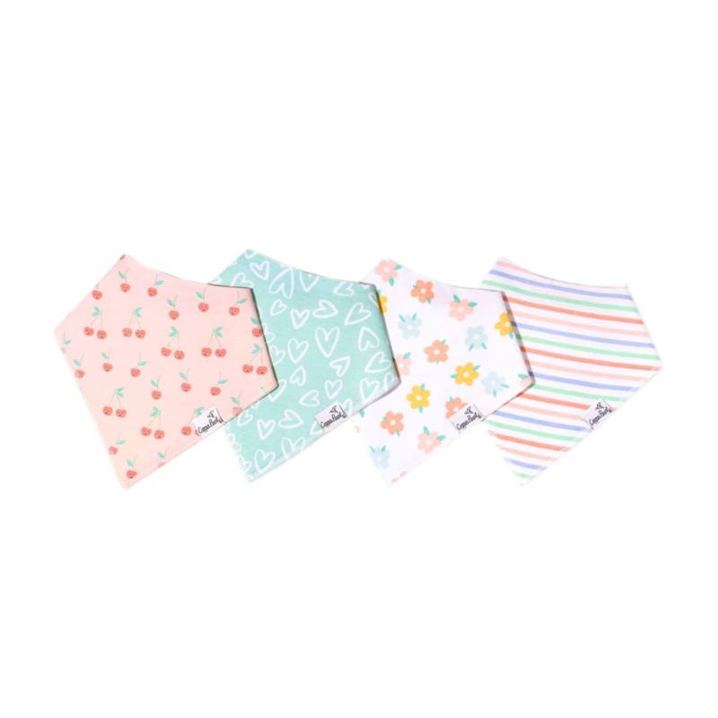 Single Bandana Bib – Cheery by Copper Pearl