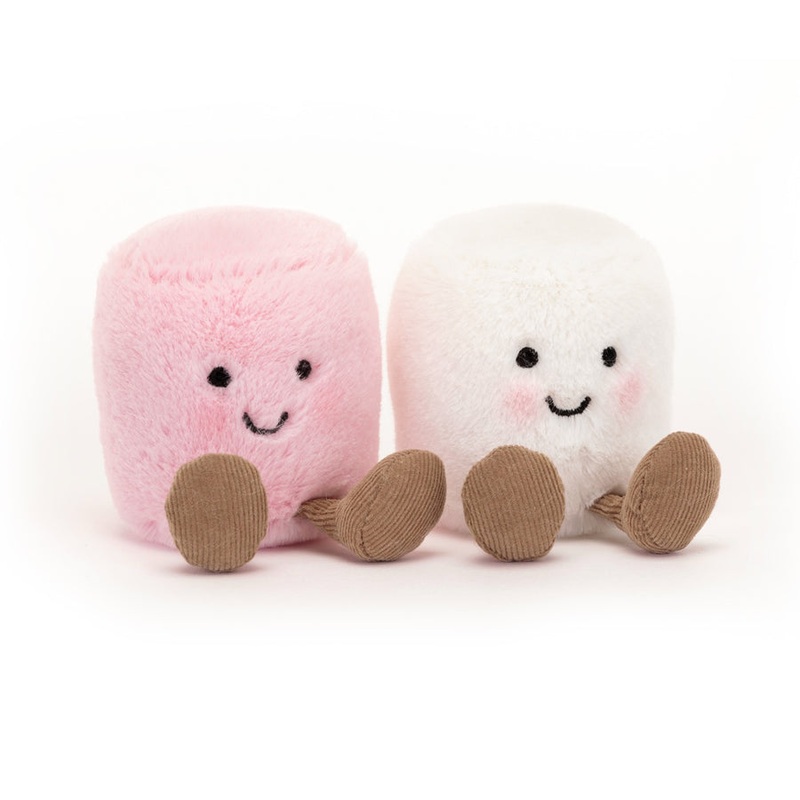 Amuseables Pink and White Marshmallows – 5×4 Inch by Jellycat