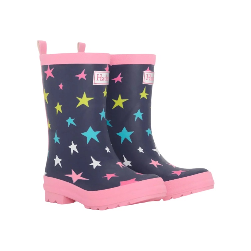 Hatley Matte Rain Boots (Ombre Stars)