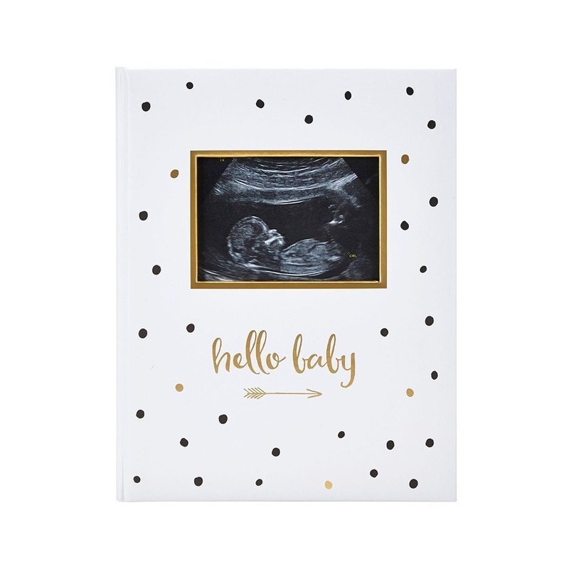 Pearhead Baby Book (Black, White & Gold)