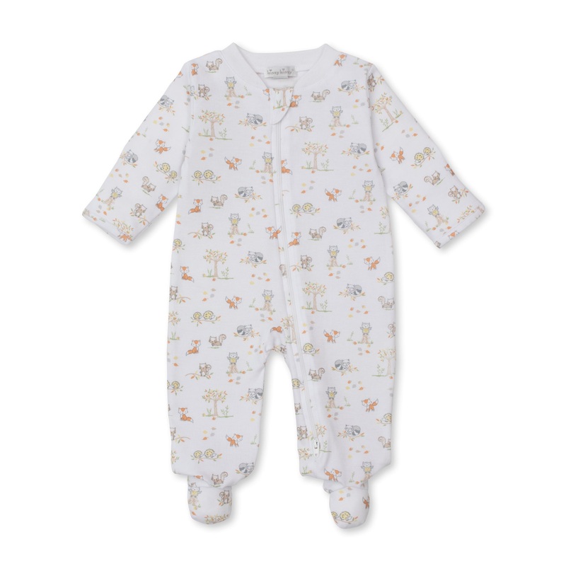 Zippered Footie, Forest Frolic