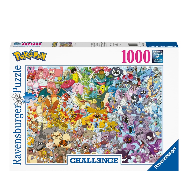Challenge Pokemon – 1000 Piece Puzzle