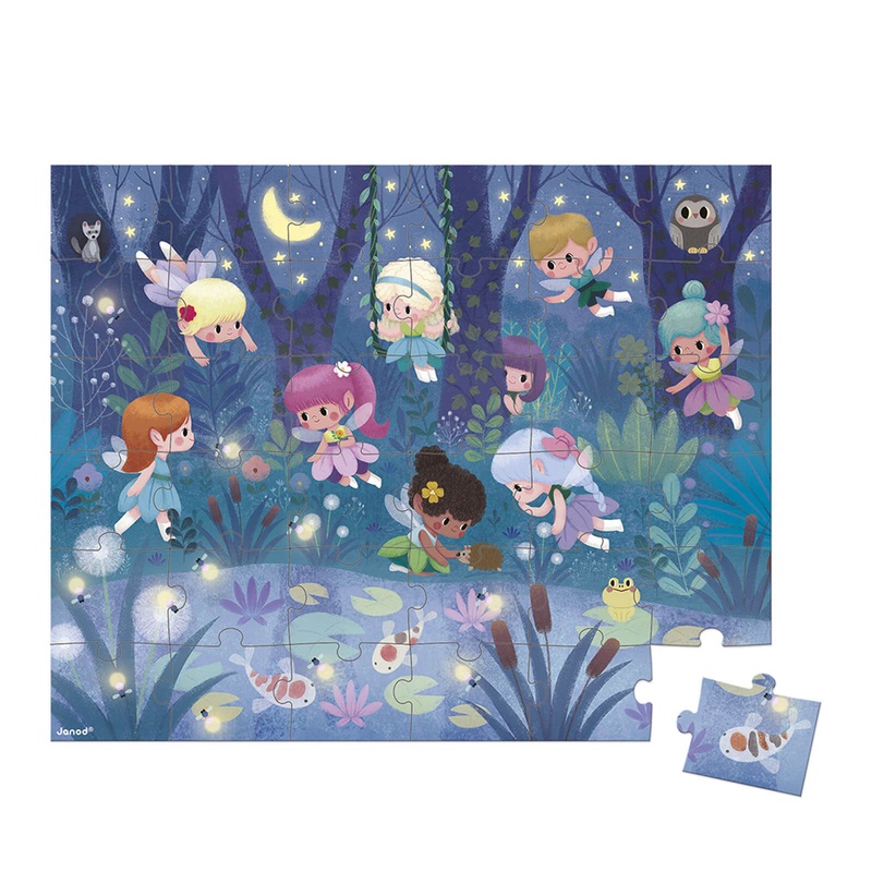 Puzzle Fairies And Waterlilies – 36 Pieces