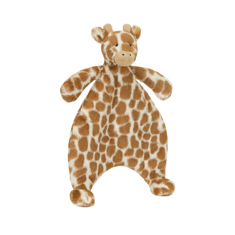 Bashful Giraffe Comforter – 11×7 Inch by Jellycat
