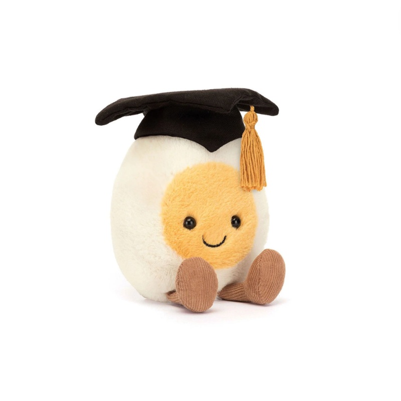 Amuseables Boiled Egg Graduation – 6 Inch by Jellycat