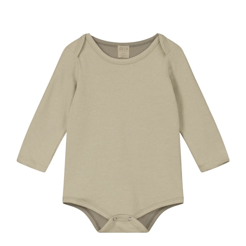 ettie + h Toni Long Sleeve Onesie (Oatmeal)