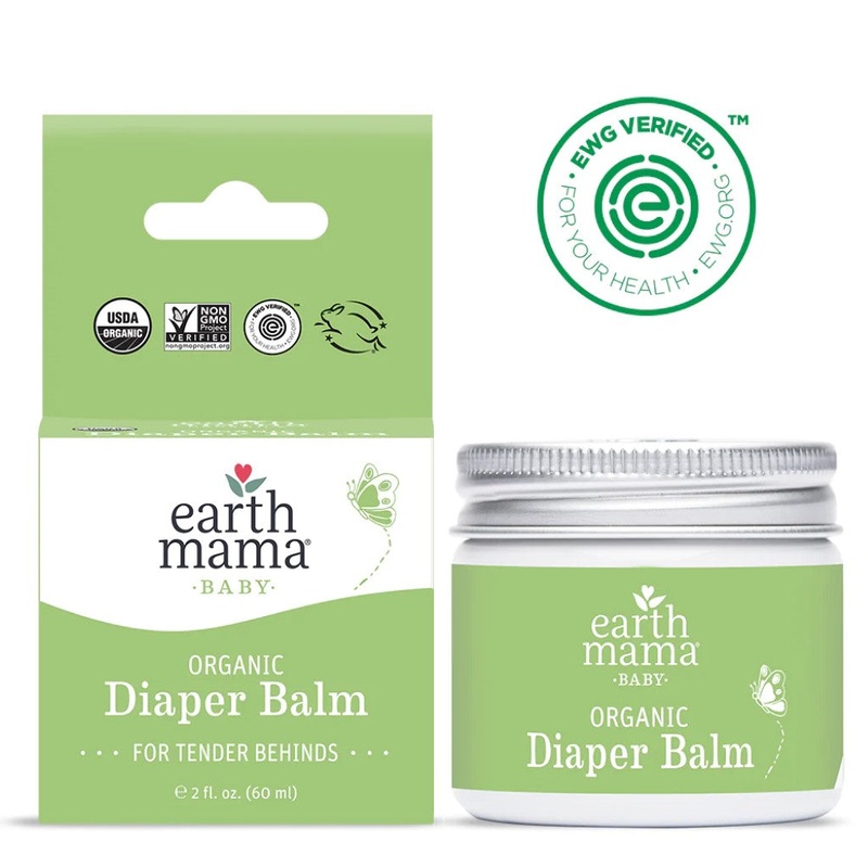 Organic Diaper Balm|2 oz|4 oz|2 oz|4 oz