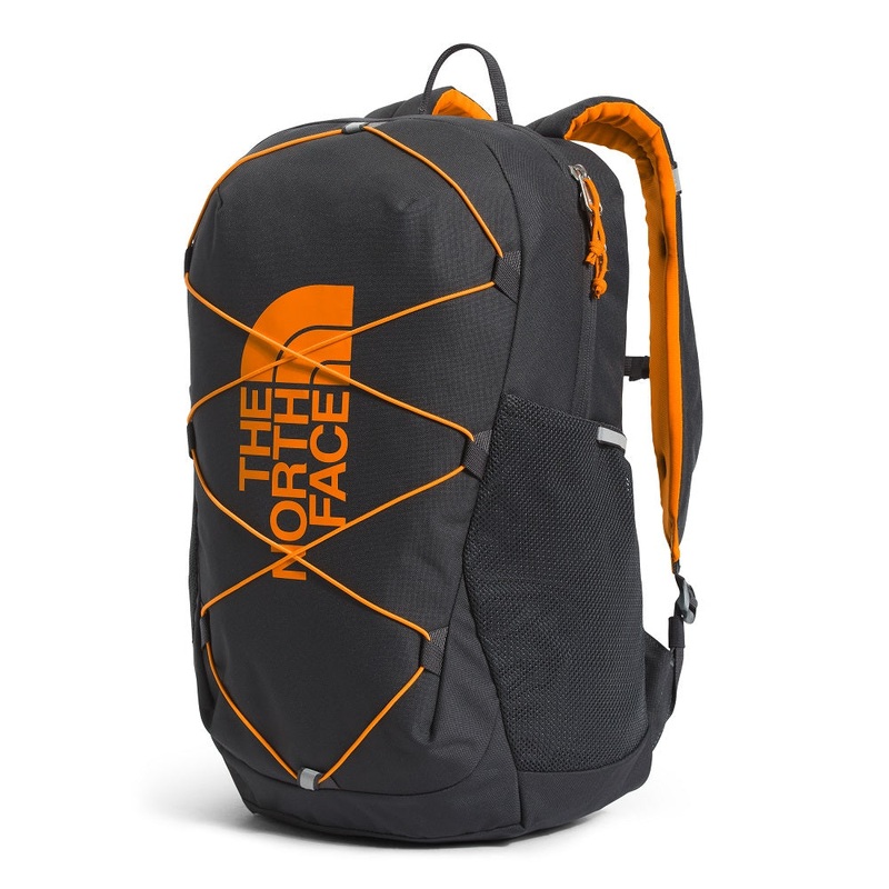 The North Face Youth Court Jester Backpack (Asphalt Grey/Cone Orange)