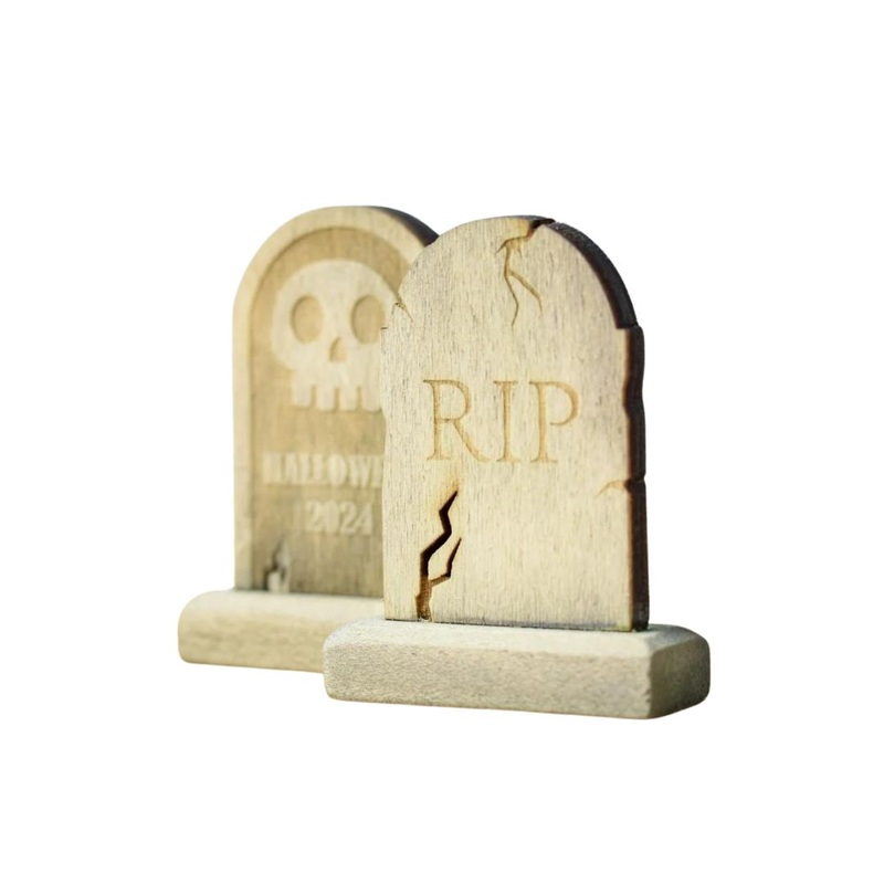 Wooden Gravestones – Set Of 2
