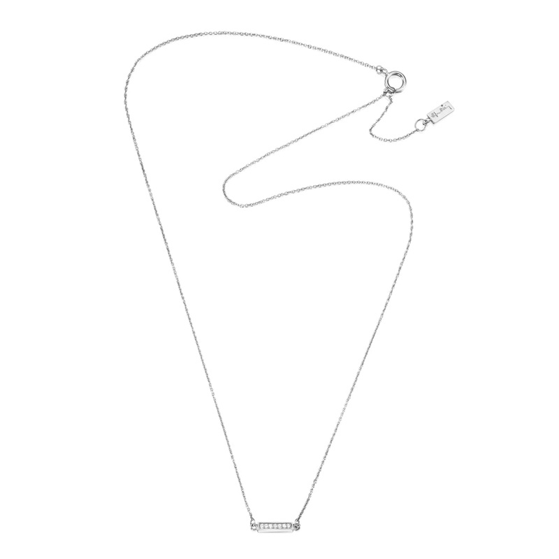 Efva Attling Thin Stars Necklace White Gold