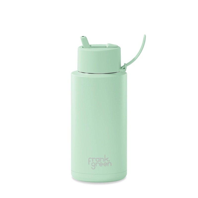 frank green 1L Reusable Bottle Flip Lid Mint Gelato