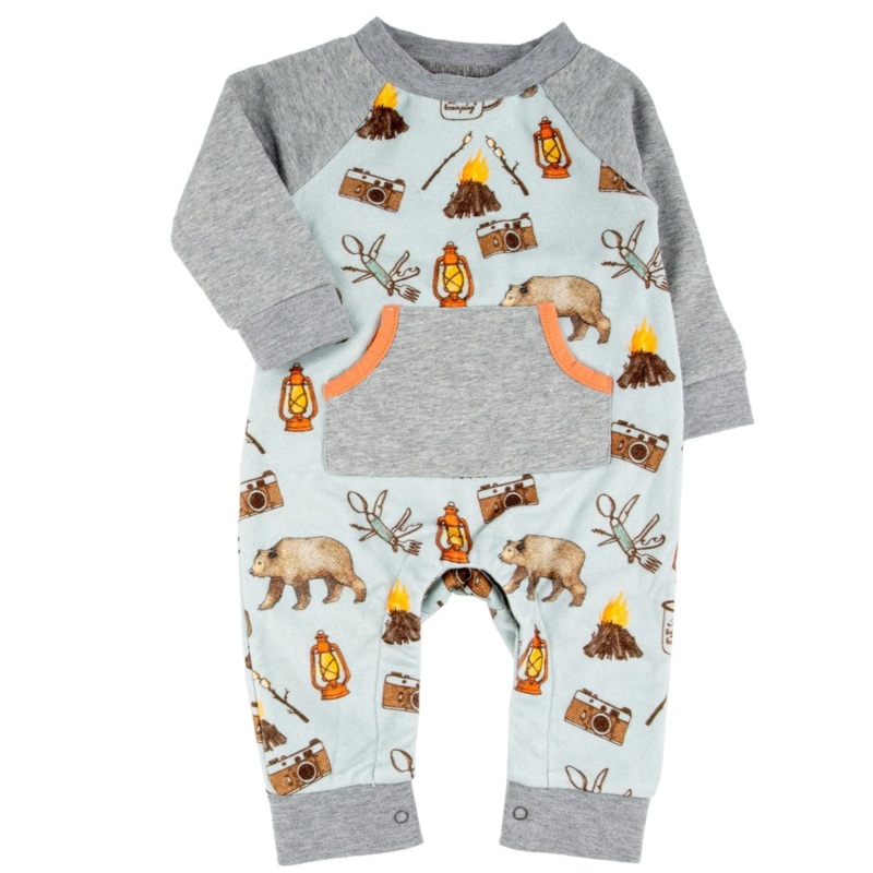Henry Romper – Big Bear by Miki Miette FINAL SALE