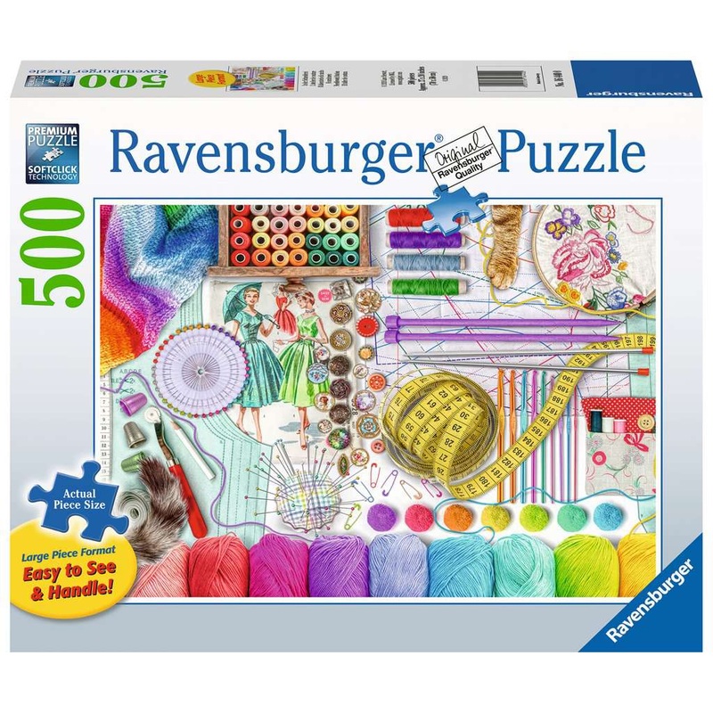 Needlework Station 500 Piece Puzzle