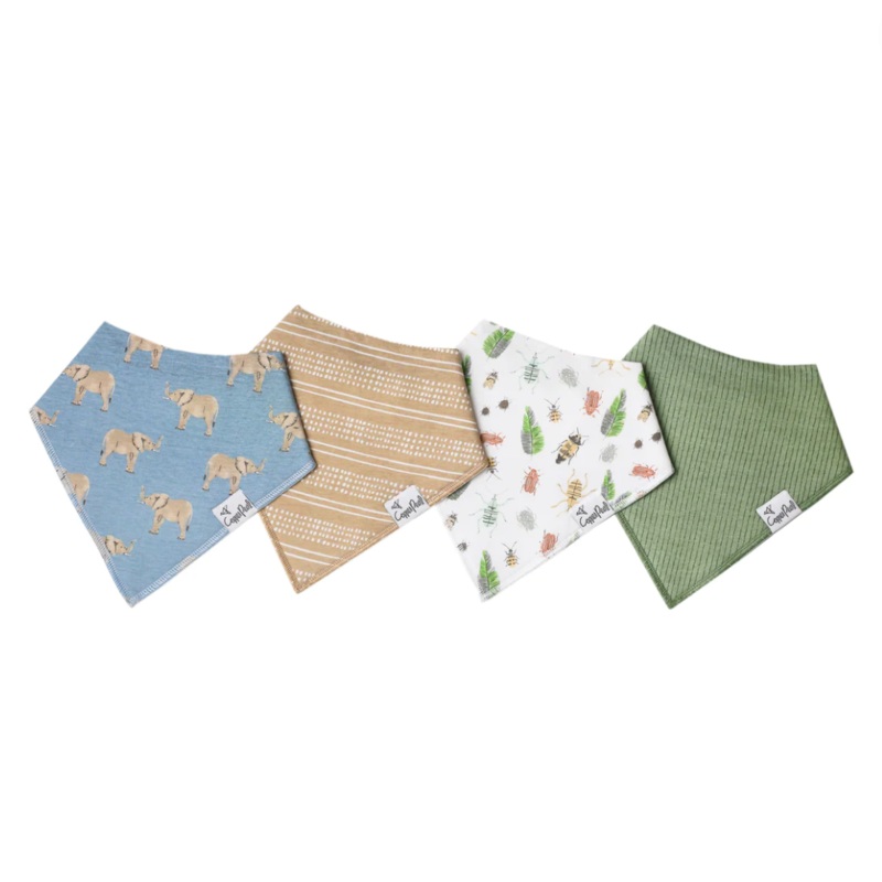 Single Bandana Bib – Peanut by Copper Pearl