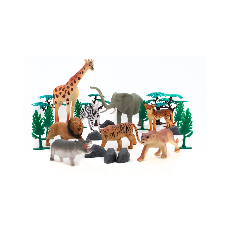 Zoo Crew Safari Wildlife 24pcs