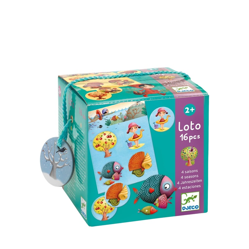 16 Piece Bingo Game – Four Seasons