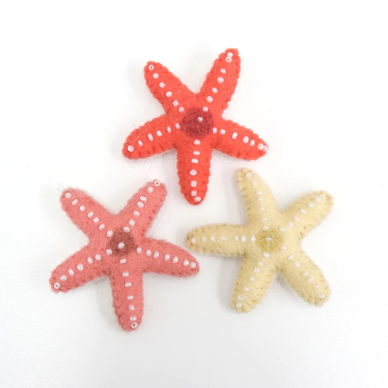 Felt Starfish – Set Of 3