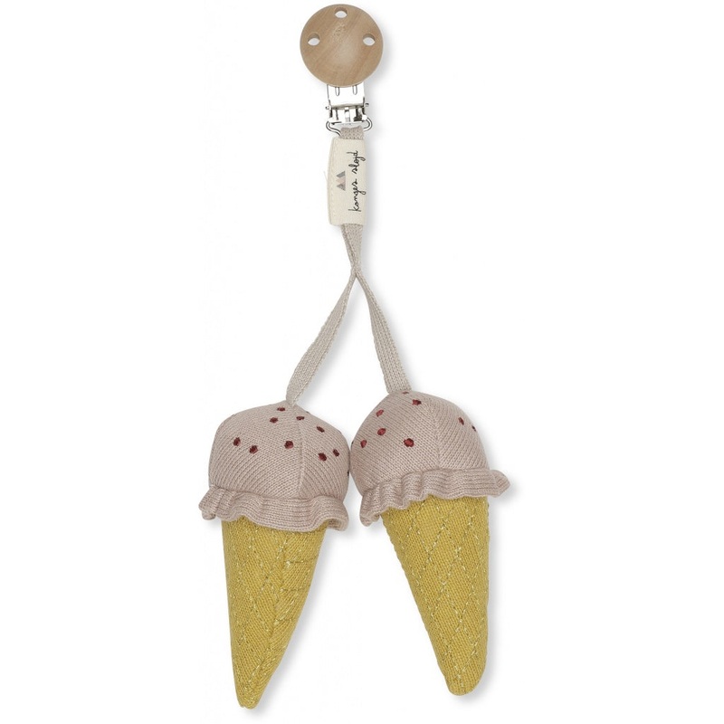 Organic Cotton Ice Cream Clip Toy