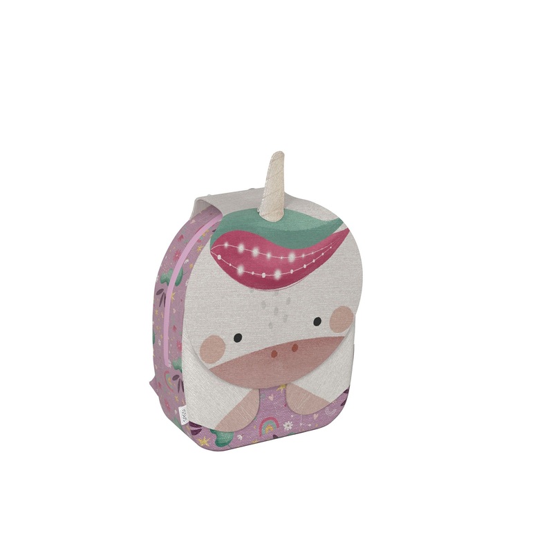 Sassi Cotton A5 Backpack Sparkly The Unicorn