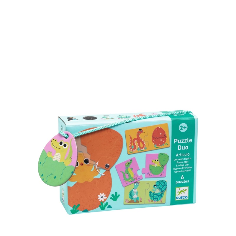 6 Duo Puzzles – Funny Eggs