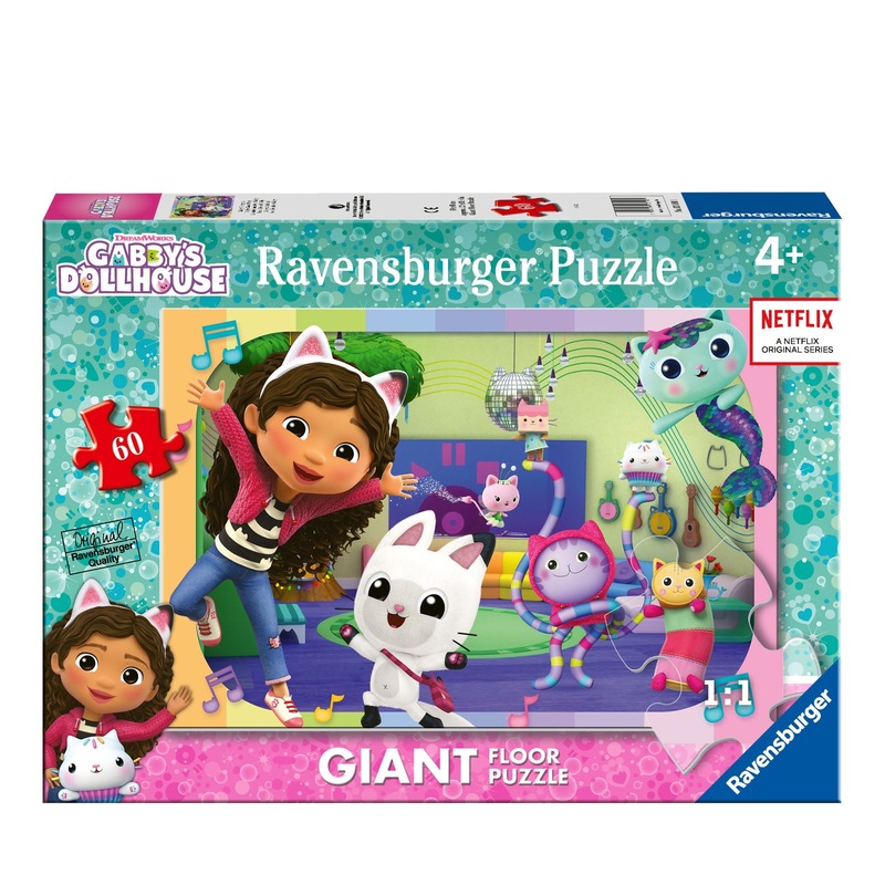 Gabbys Dollhouse – Giant Floor Puzzle 60 Piece