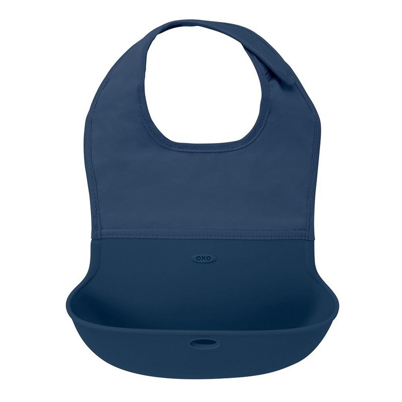 Oxo Tot Roll-Up Bib (Navy)