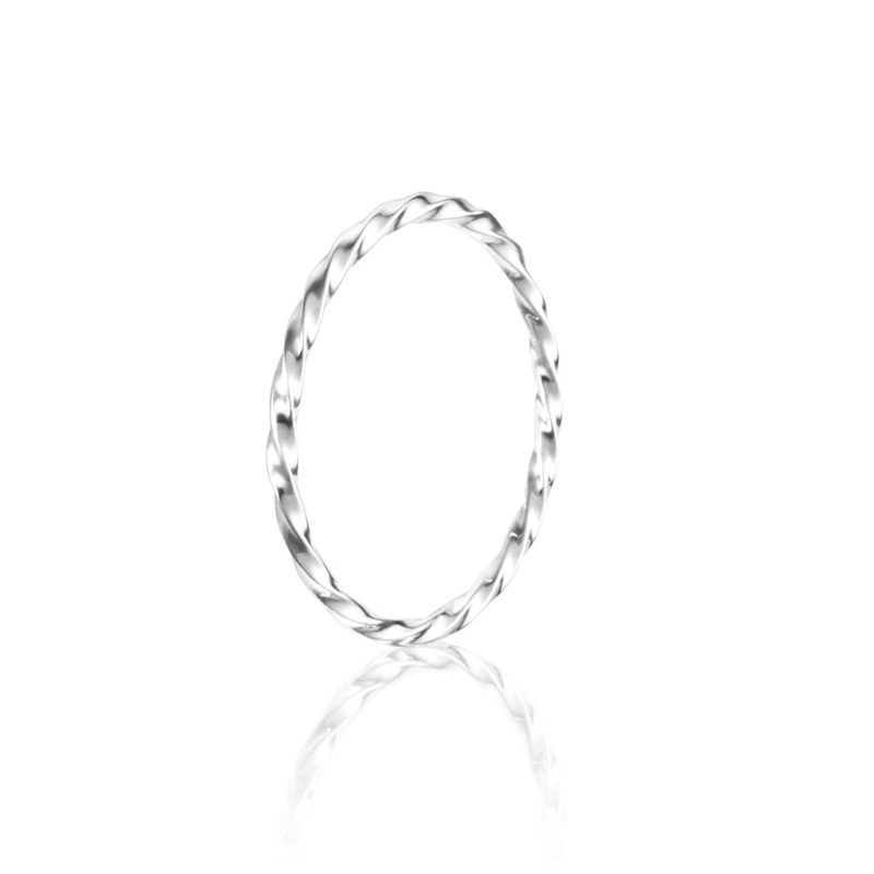 Efva Attling Twisted Orbit Plain Ring