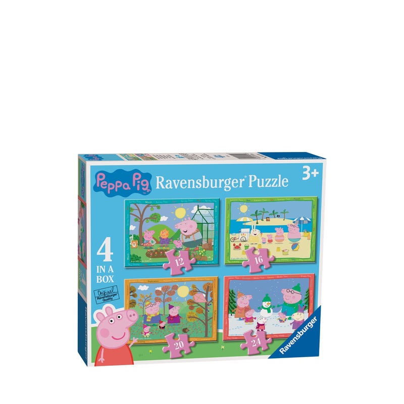 Peppa Pig Four Seasons – 4 Puzzles In a Box