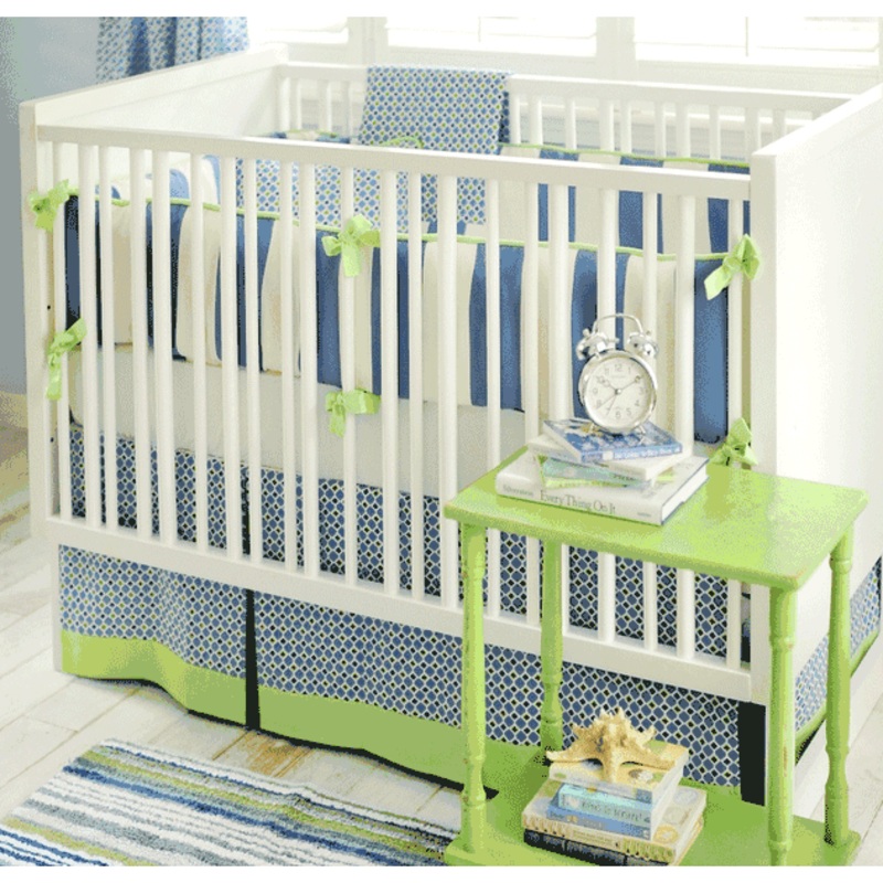 New Arrivals Boardwalk 4 Piece Baby Crib Bedding Set