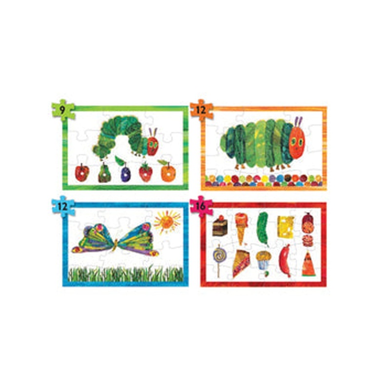 The Very Hungry Caterpillar 4 In 1 Wooden Puzzle Box