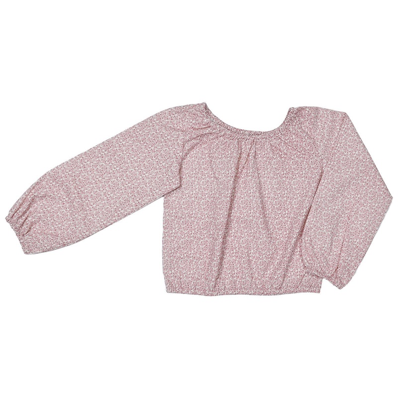 Vignette Odette Blouse (Cranberry Daisy)