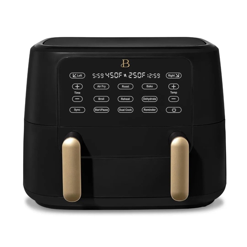9 Qt TriZone Air Fryer in Black Sesame by Drew Barrymore