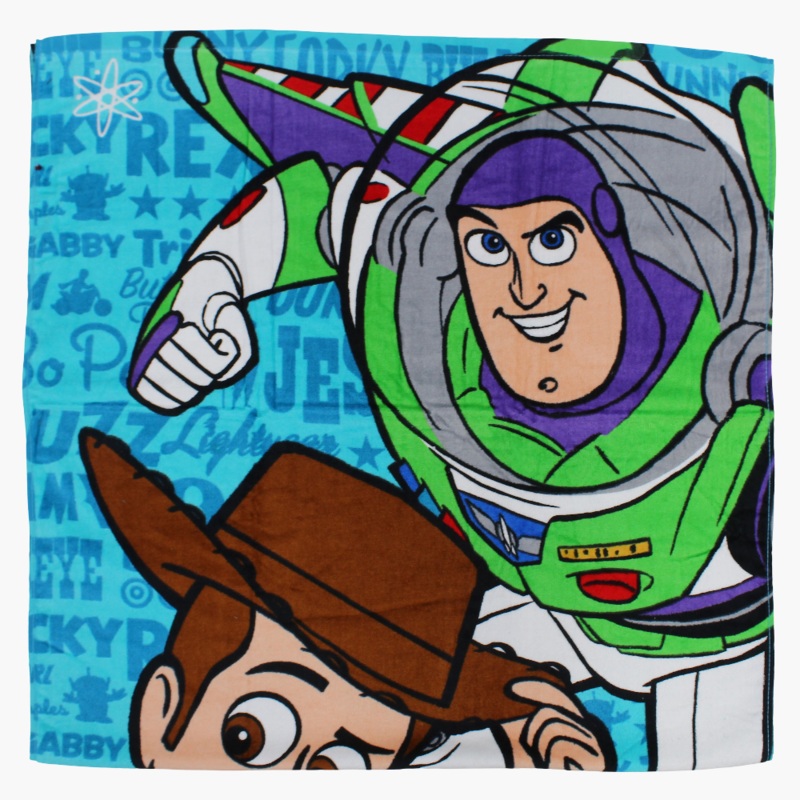 Boys Beach Towel  Multicolored with Toy Story Print (70140 cm)