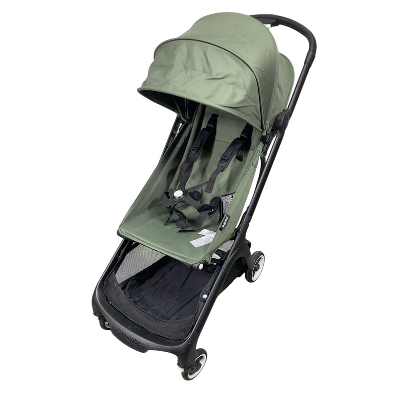 Bugaboo Butterfly Stroller, 2022, Black, Forest Green, Forest Green