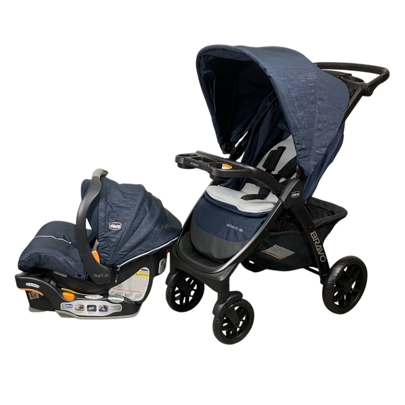 Chicco Bravo LE Travel System, 2023, Harbor