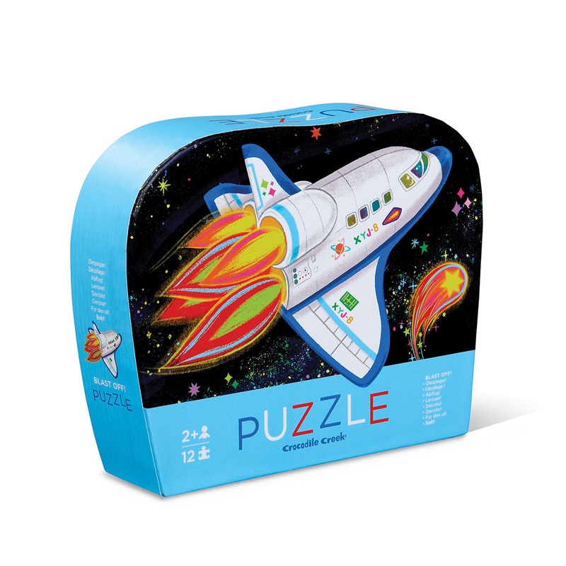 Crocodile Creek 12 Piece Mini Puzzle – Blast Off
