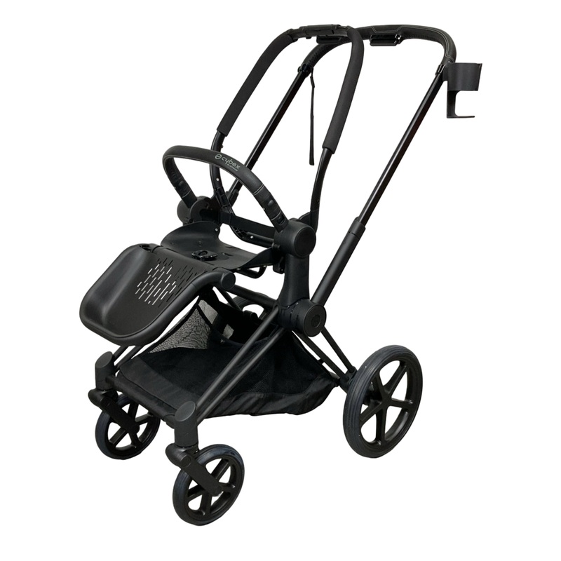 Cybex PRIAM Stroller Frame And Seat, 2022, Matte Black