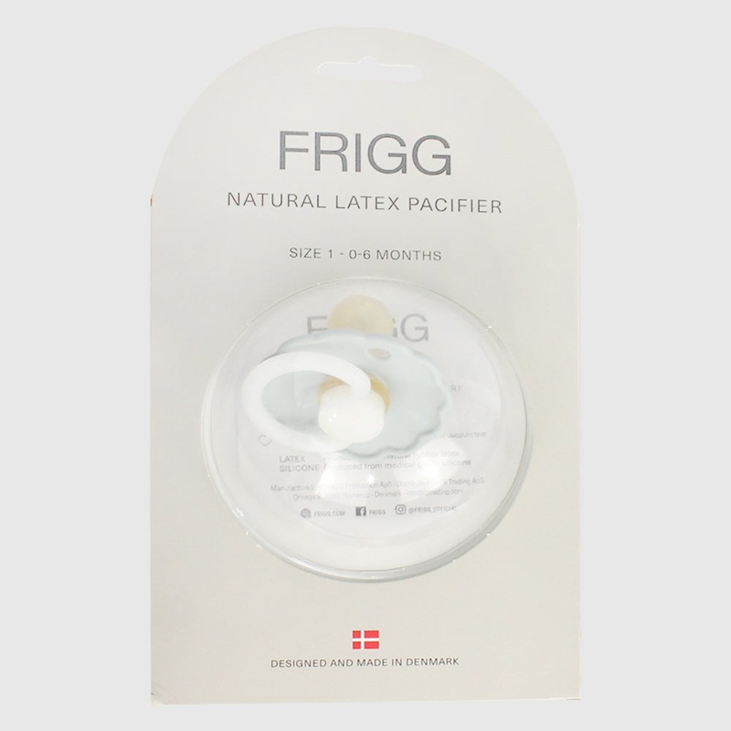 Frigg Daisy Natural Latex Pacifier 0-6 Months (French Gray Night Pack)