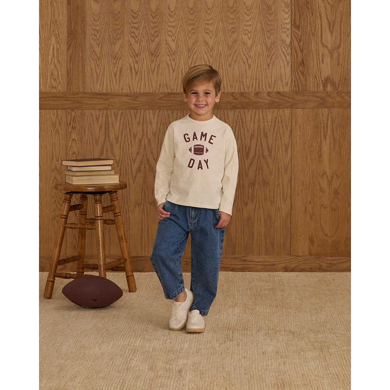 Long Sleeve Paneled Tee – Game Day