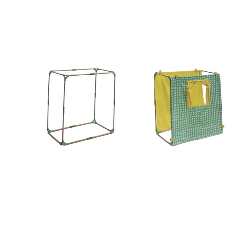 Lovevery Easy Connect Fort Set with Puppet Theater And Fort Covers