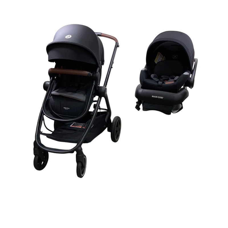 Maxi-Cosi Zelia2 Luxe Travel System, 2023, New Hope Black