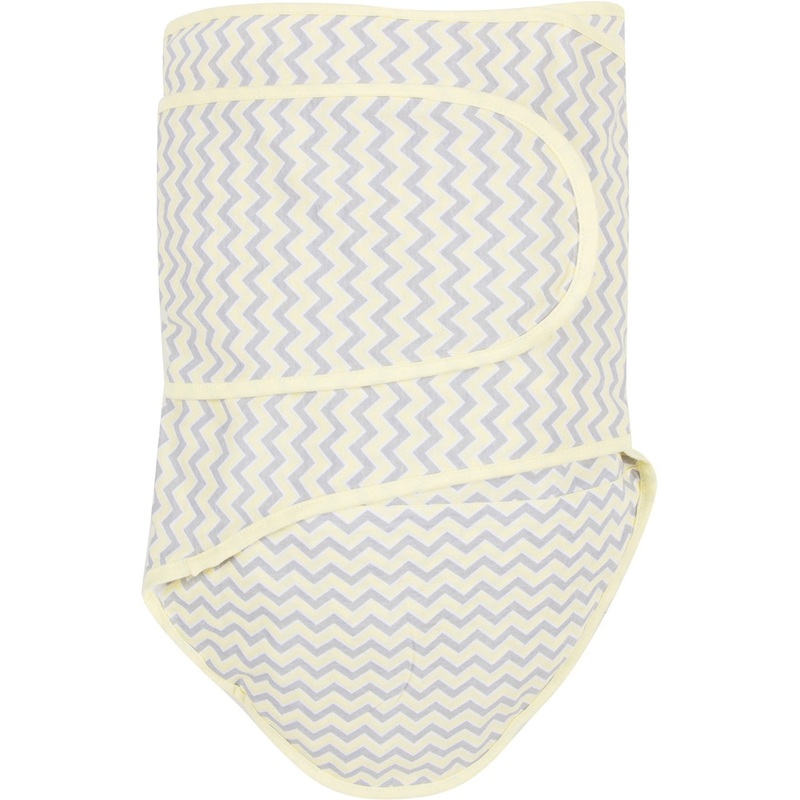 Miracle Blanket Swaddle – Chevron/Yellow