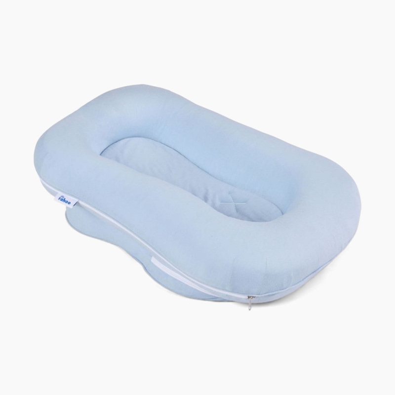 Rahoo Baby Learn & Lounge 3-in-1 Newborn Lounger, Blue Fog