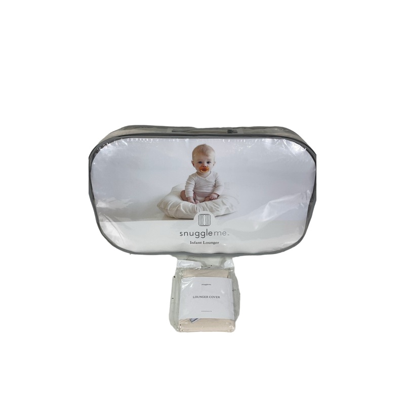 Snuggle Me Organic Sensory Infant Lounger with Cover, Natural, Natural