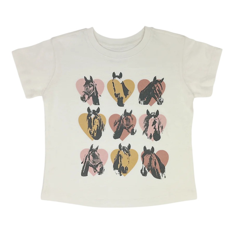 Tiny Whales Wild Horses Boxy Tee