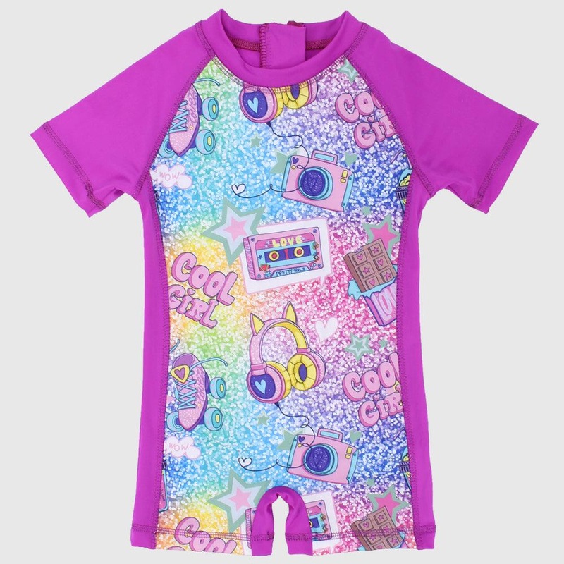 Cool Girl Overall Swim Suit