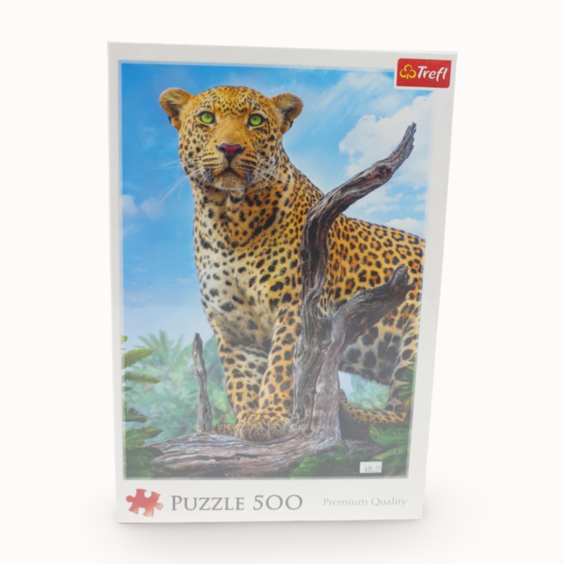 Trefl Wild Leopard Puzzle – 500 Pcs