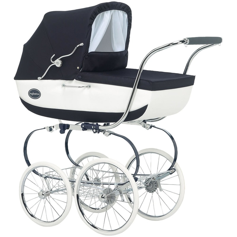 Inglesina Classica Pram in Navy/White